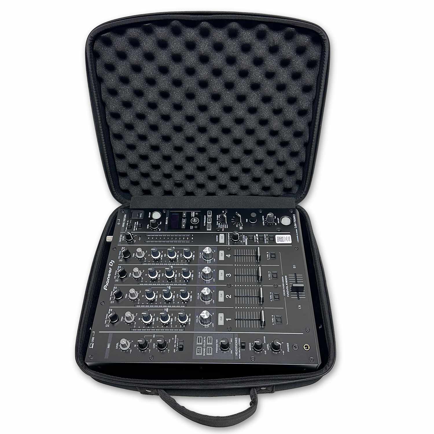 EVA Bag with Pockets for Pioneer DJM-750 MK2 Mixer with backpack straps