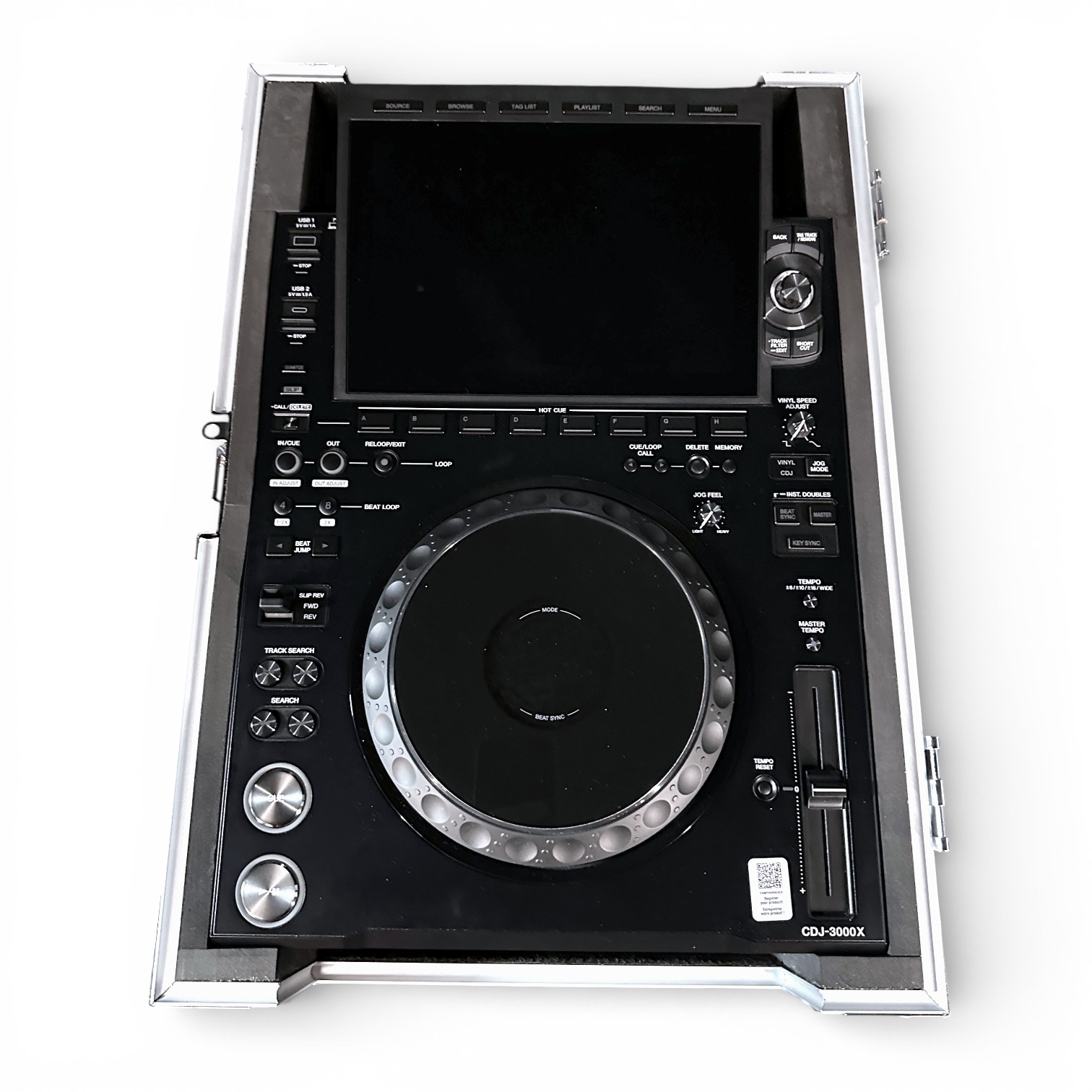 Protekt for AlphaTheta CDJ-3000X Flight Case – Professional DJ Player Case