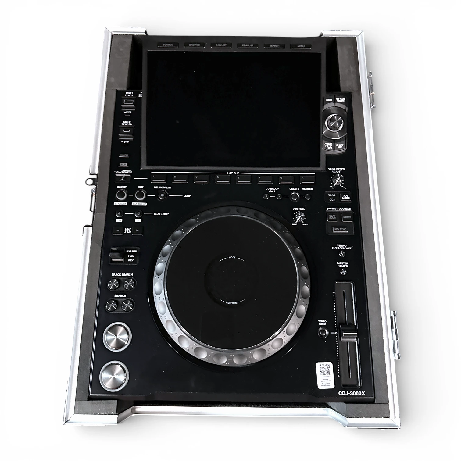 Protekt for AlphaTheta CDJ-3000X Flight Case – Professional DJ Player Case