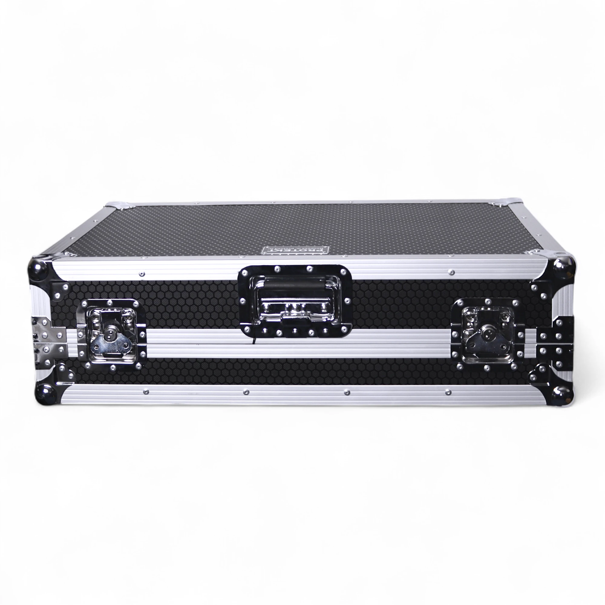 Protekt Flight Case for Denon Live 4 with Wheels, Laptop Shelf & 1U Rack