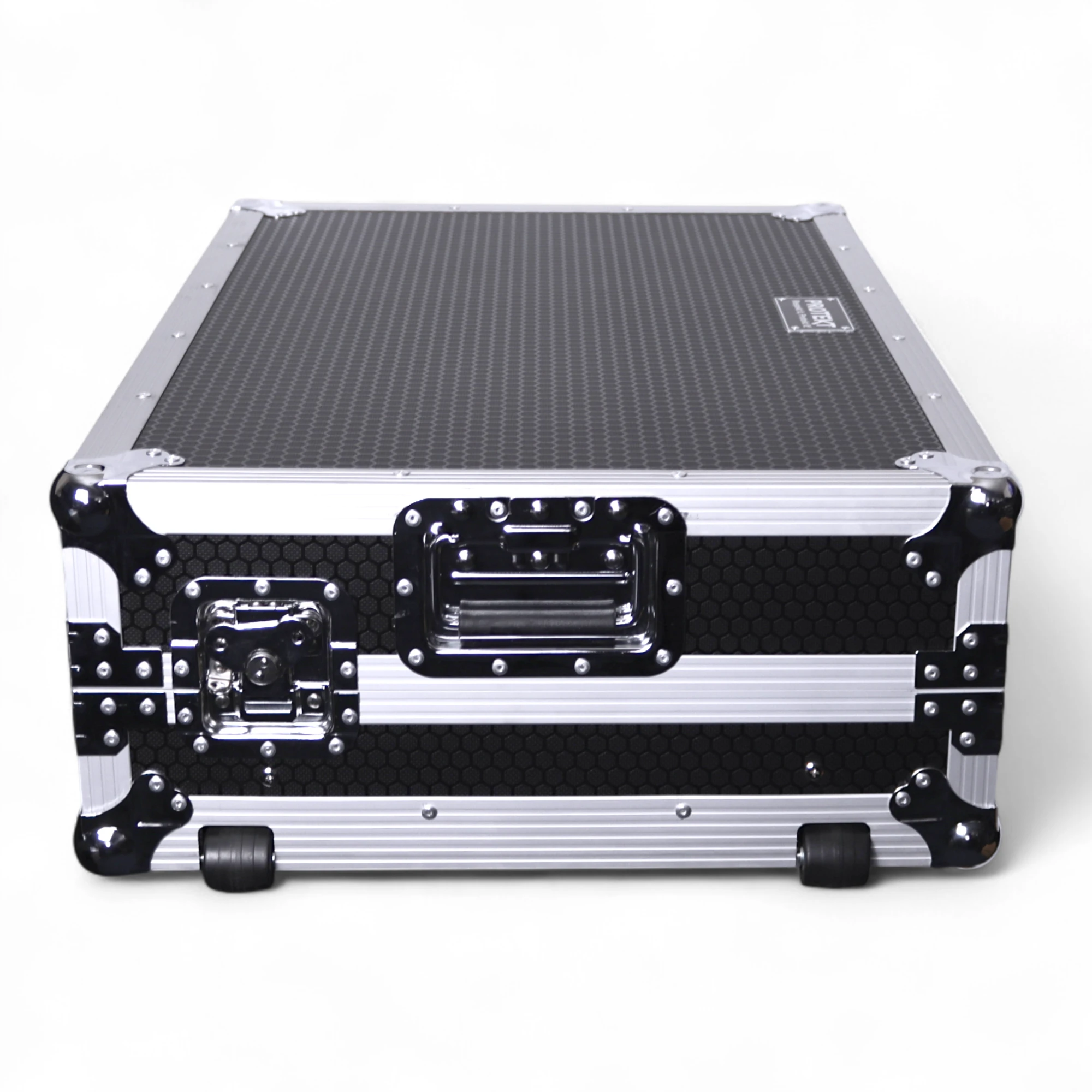 Protekt Flight Case for Pioneer DDJ-FLX10 with Wheels, Laptop Shelf & 1U Rack